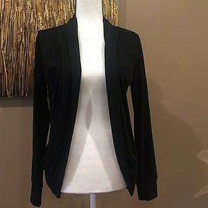 Ambiance black long sleeve lightweight cardigan